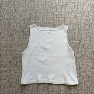 Brandy Melville Vicki Tank Top with Ruffled Edges